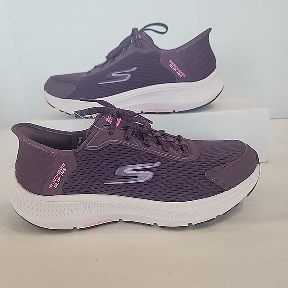 Skechers Hands Free Slip-Ins GoRun Consistent 2.0 Endure Plum Women's 9.5 128615 - Picture 2 of 6